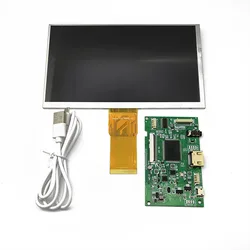 7 Inch 1024*600 HDMI Controller Driver Board TFT LCD Screen For Computer Case Monitor Display Raspberry Pi