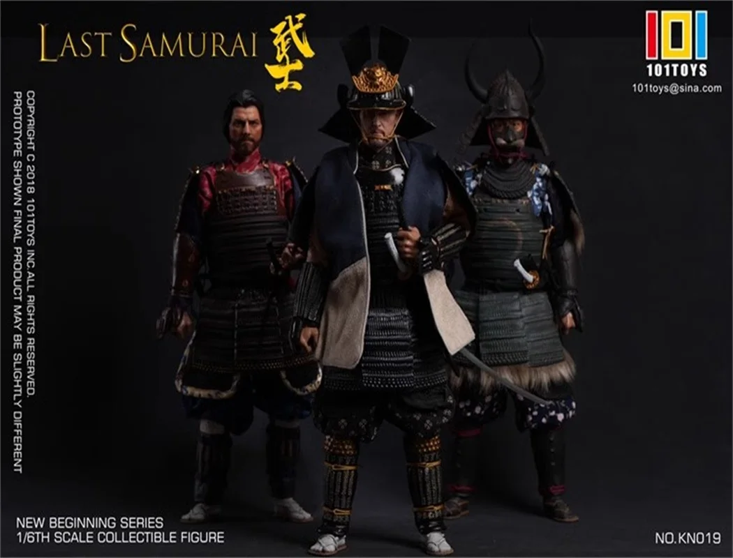 101TOYS KN015 KN016 KN017 1/6 Soldier Last Samurai 12'' Action Figure Model Toy In Stock