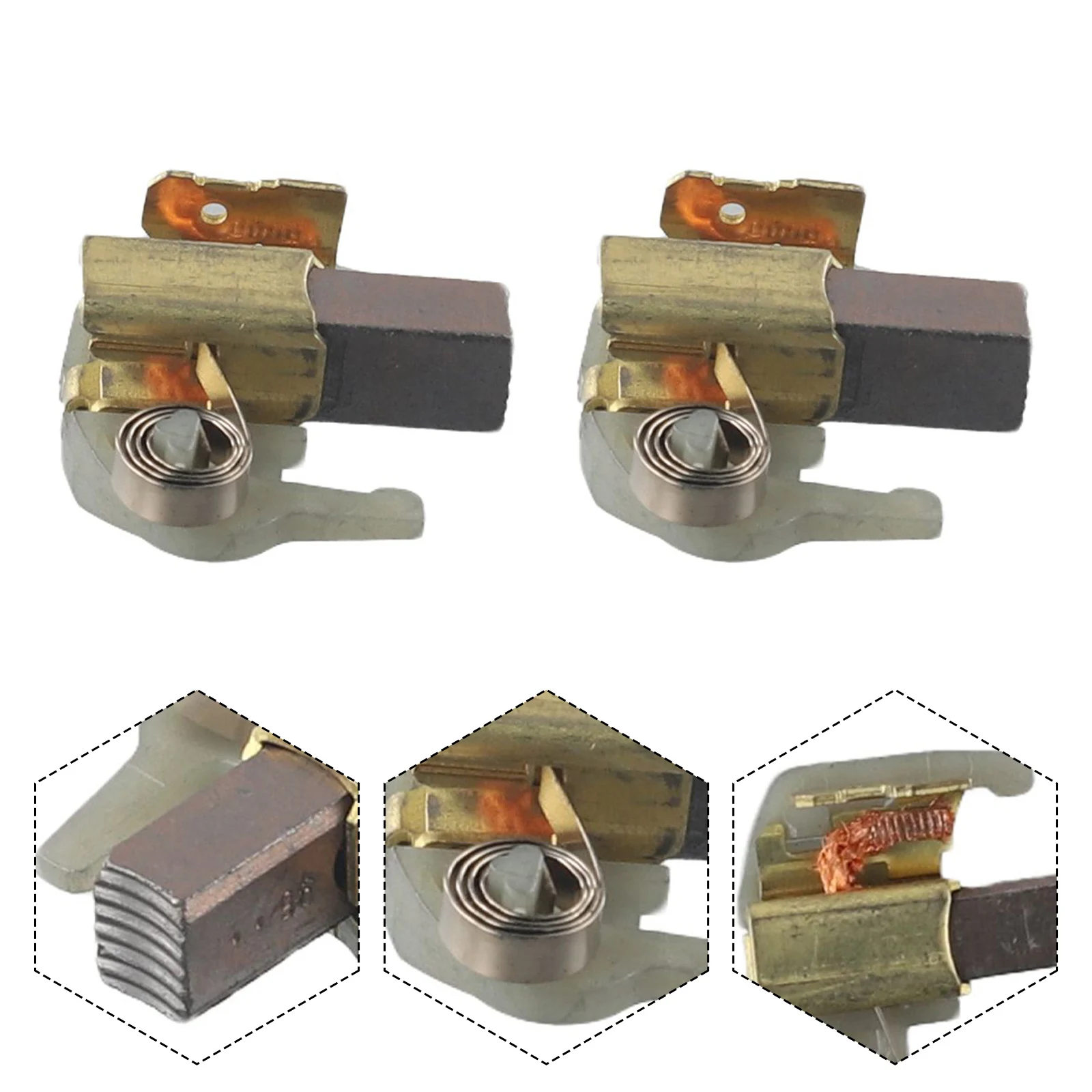

Replacement Carbon Brush Kit for De WALT DC988 DC988V DC987 DC520KA DC490A DC985 DC984 DC984V Reliable Performance