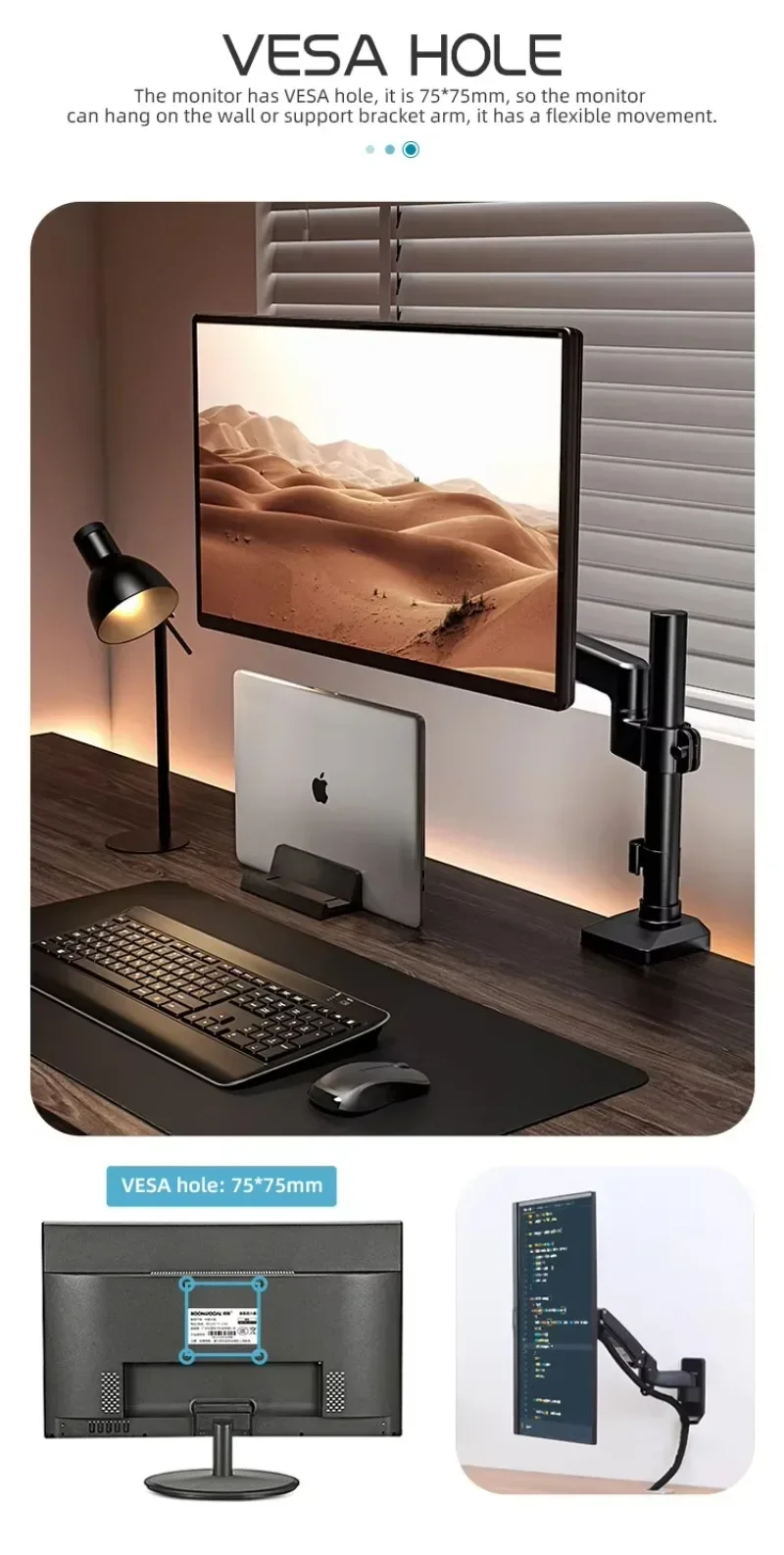 Monitor DisplayPC atacado monitor LCD de 19 polegadas computador desktop de escritório