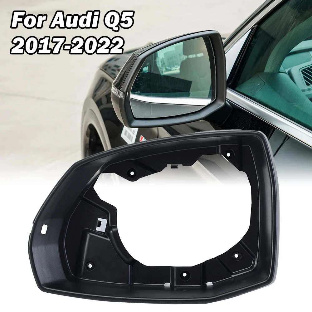 

Auto Side Wing Mirror Housing Trim Frame for Audi Q5 2017 2018 2019 2020 2021 2022 Rearview Mirrors Covers Right Side