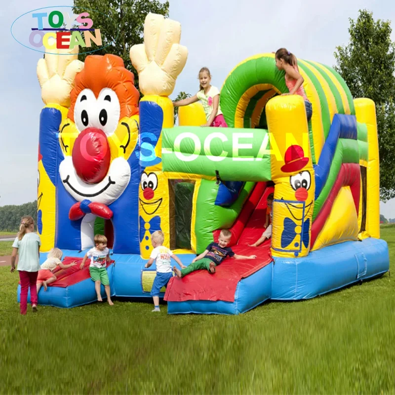 Customized Kids Moon Inflatable Moonwalk Water Jumper Bouncer Bouncy Castle Jumping Commercial Bounce House Combo
