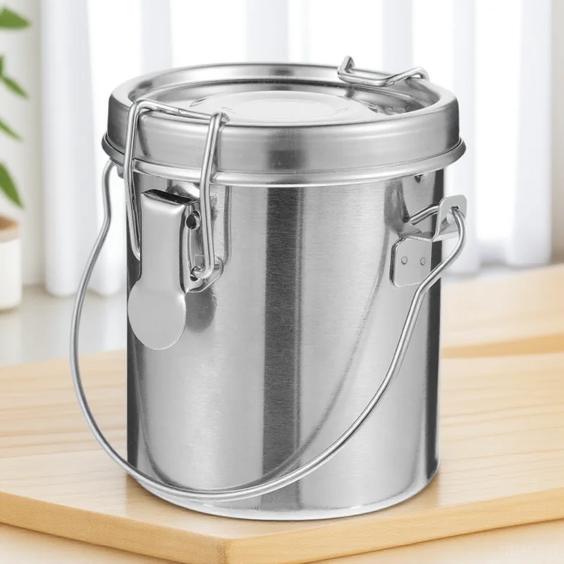 

Painting Oil Pot Brush Washer Stainless Steel Cleaning Bucket Tub Pen Washing Barrel for Artists Art Students Painting Brush