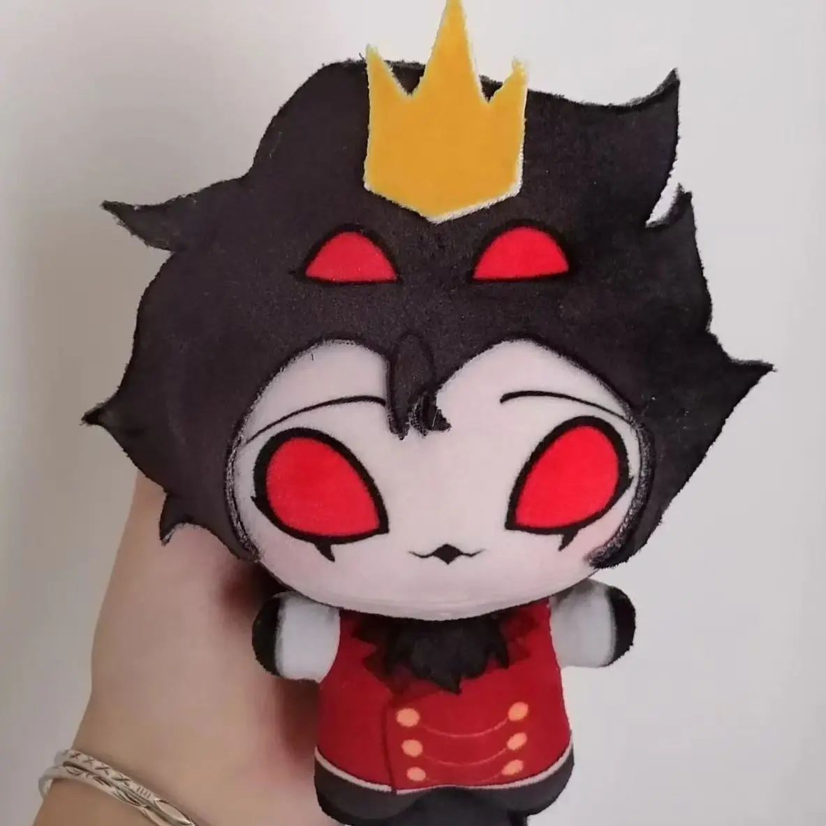 

10 см Helluva Boss Stolas плюшевая кукла милая Nunu с принтом тела хлопковая кукла рюкзак кулон брелок Декор мягкая игрушка рождественские подарки