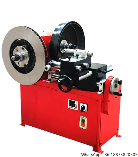 FC9335 Frequency conversion and adjustable speed brake disc drum rotor turning lathe machine for car, truck and SUV in stock