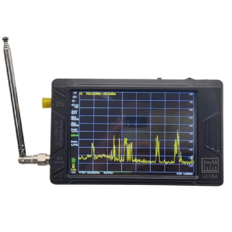 Imagem -03 - Analisador de Espectro Minúsculo Portátil Tinysa 395 Touch Screen Zeenko Zk06-bm 6ghz Módulo 20db Lna Original Novo