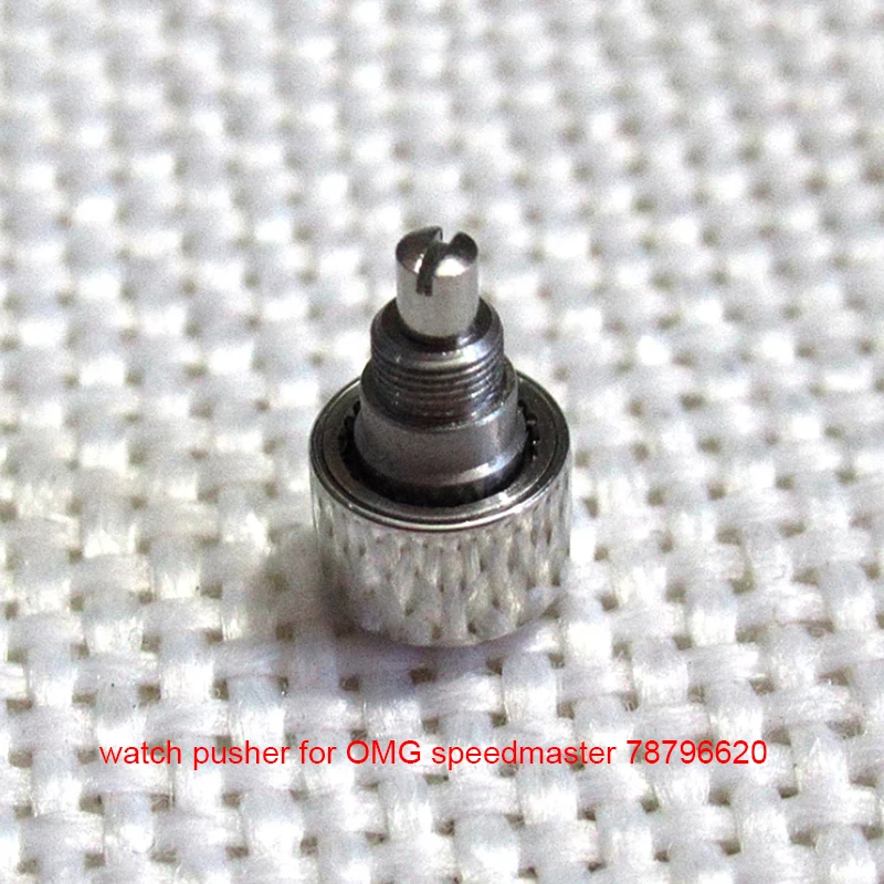 High Quality Stainless Steel Watch Pusher Button For 78796620 Speedmaster Automatic Chronograph Watch, Aftermarket Watch Parts