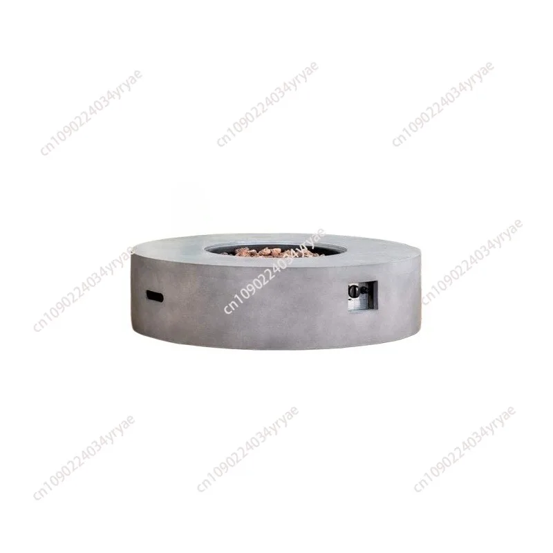 Factory Outdoor Furniture Garden Propane Fire Pit Concrete Gas Fire Pit for Garden