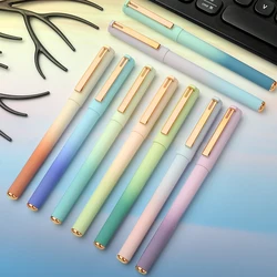 3pcs 0.7 Mm Gel Pens, Aurora Star Sea Style Gel Pen, Office Gel Pen, School Stationery Supplies