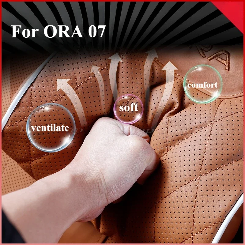 Neck Pillow For ORA 07 Memory Headrest Lumbar Special Neck Pillow Interior Modified Lumbar Spine Pad Car Interior Accessories