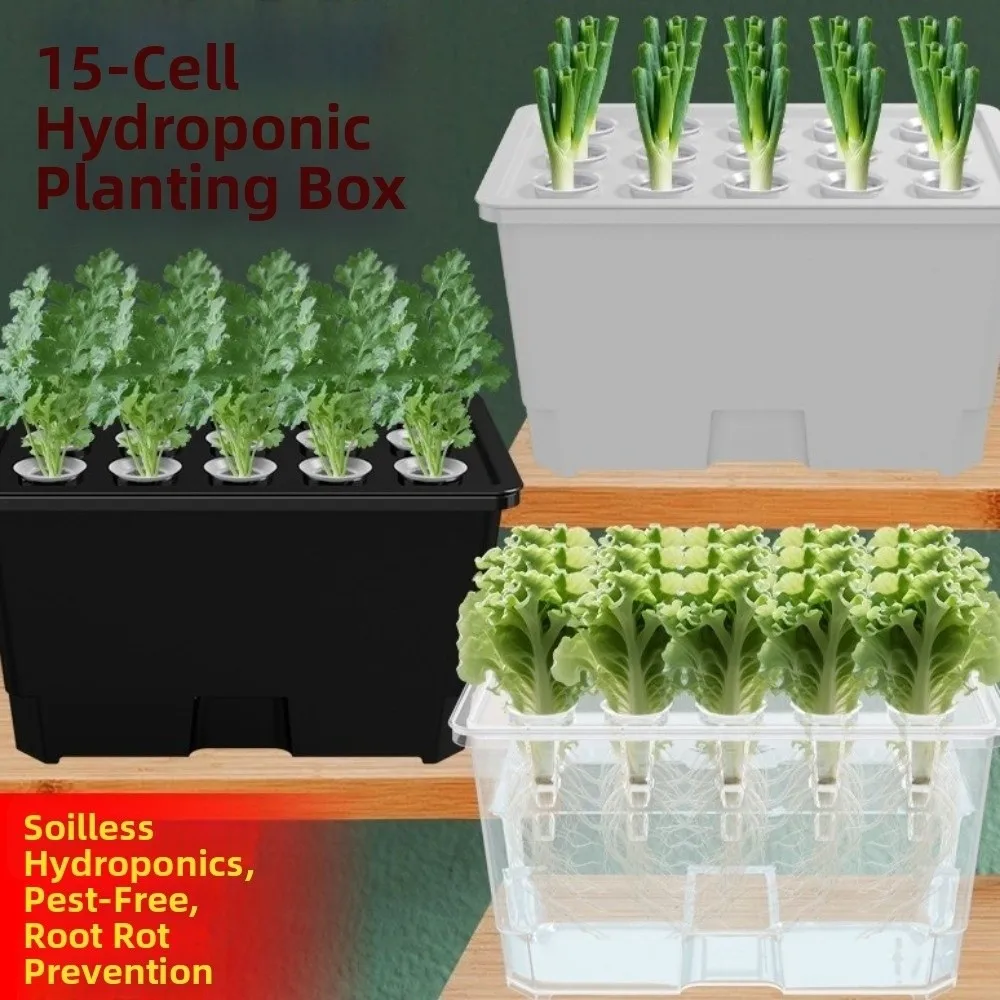Split Design Hydroponic Box Plastic Nursery Pots Versatile Cultivation Box Thicken Germination Tray Indoor Gardening