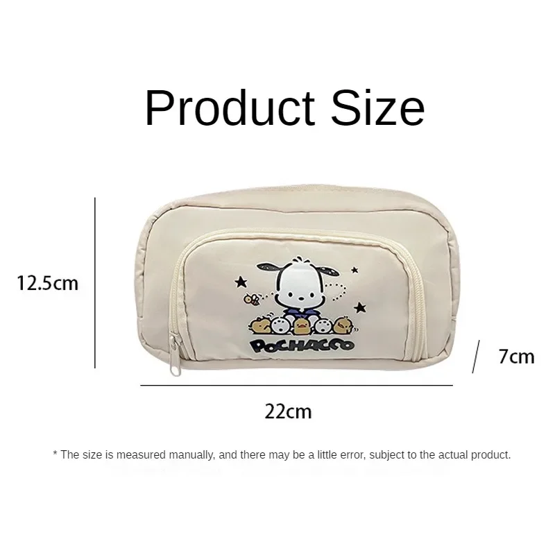 Sanrio Pochacco Pencil Cases Large Capacity Pen Bag Pouch Holder Box for Girls Boys Student Stationery Organizer School Supplies