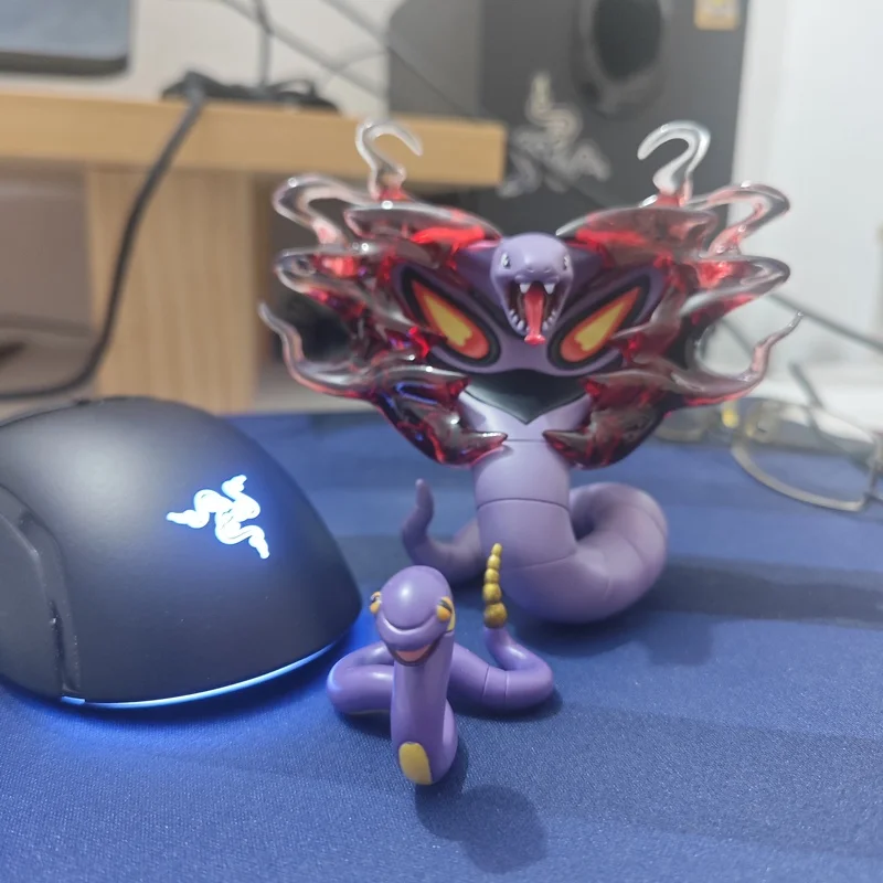 Anime Pokemon Ekans Arbok Action Figures 1/20 Statue Ornament Toy Collectible Pvc Model Desktop Decor Figurine Adult Kid Gift