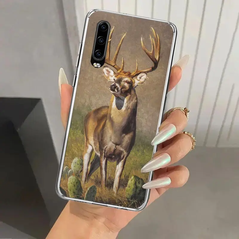 Deer Hunting Camo Phone Case for Huawei P40 P30 P20 P10 Pro Mate 20 10 Lite P Smart Z Y5 Y6 Y7 Y9S Soft Funda Print Shell image 4