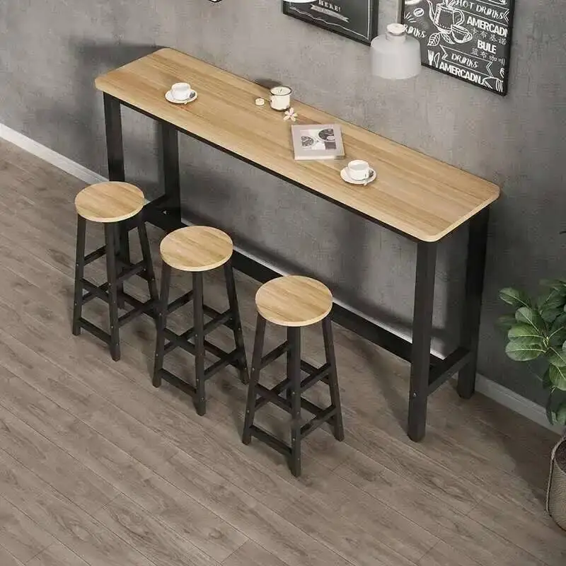 

Wall Bar Tables Modern Home Light Luxury Balcony High Bar Table Restaurant Long Tables Partition Narrow Table for Bar Furniture