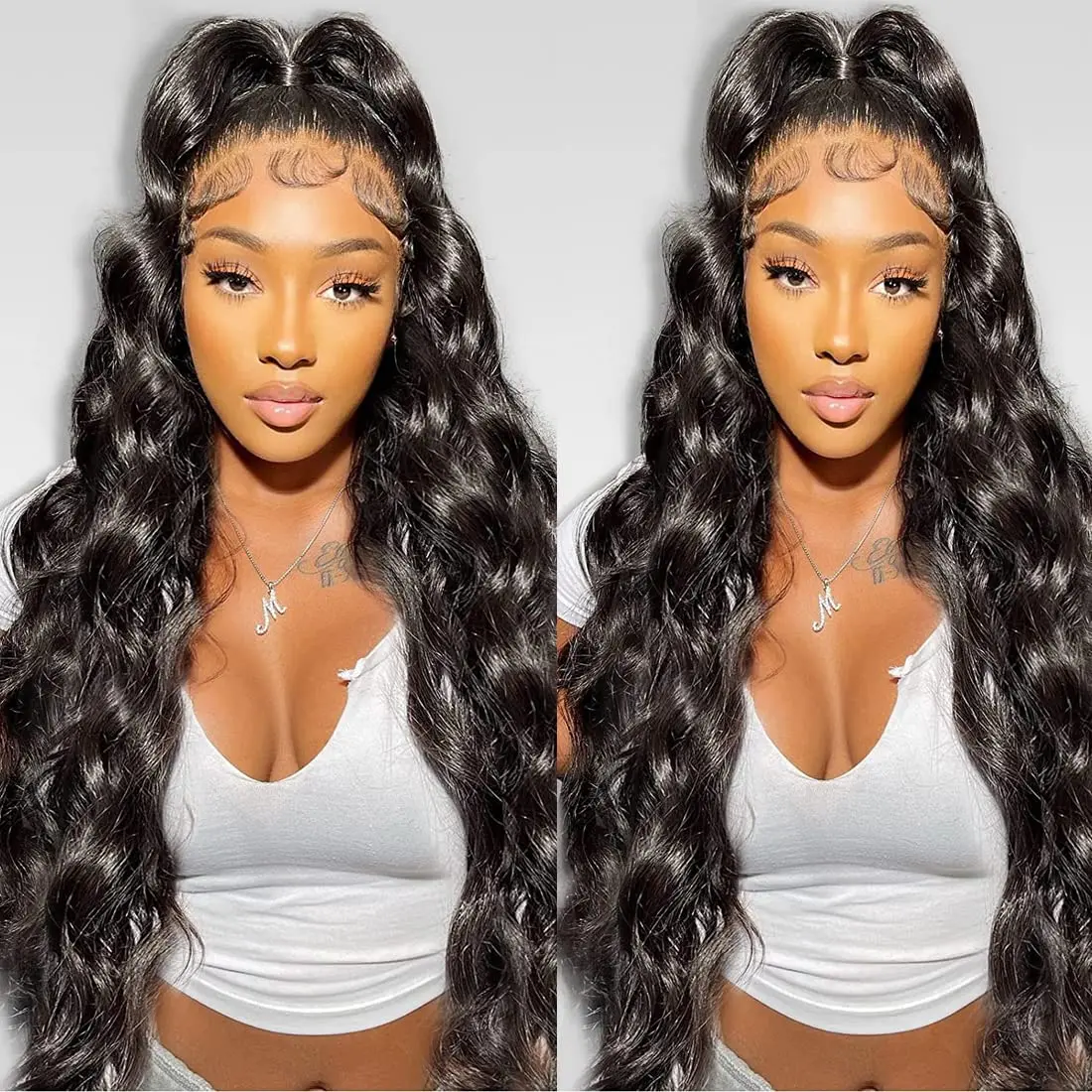 13x6 HD Transparent Lace Frontal Wig 13x4 Body Wave Lace Front Wig 30 32 34 Inch 4x4 Closure Wig 360 Human Hair Lace Frontal Wig