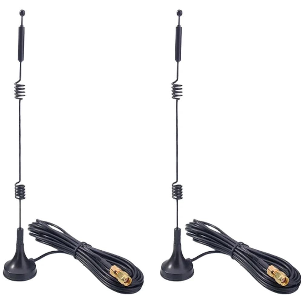 Omnidirectional Dual-Band 2.4G/5.8G Suction Cup Signal Pickup 7dBi Gain For Wireless Router, 360° Stable Coverage