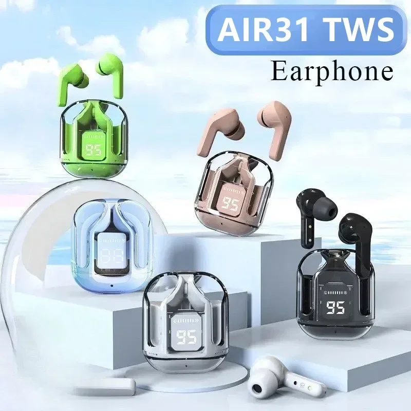 T2 Wireless Mini Earbuds LED Power Digital Display TWS Wireless Headset Stereo Sound Bluetooth Headphones 5.3 for Xiaomi Lenovo