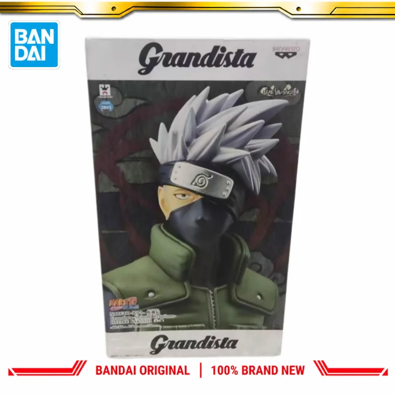 

In Stock Bandai Original Banpresto Naruto Hatake Kakashi Action Figure Model Doll Brand New Boxed Anime Characters Toys Model