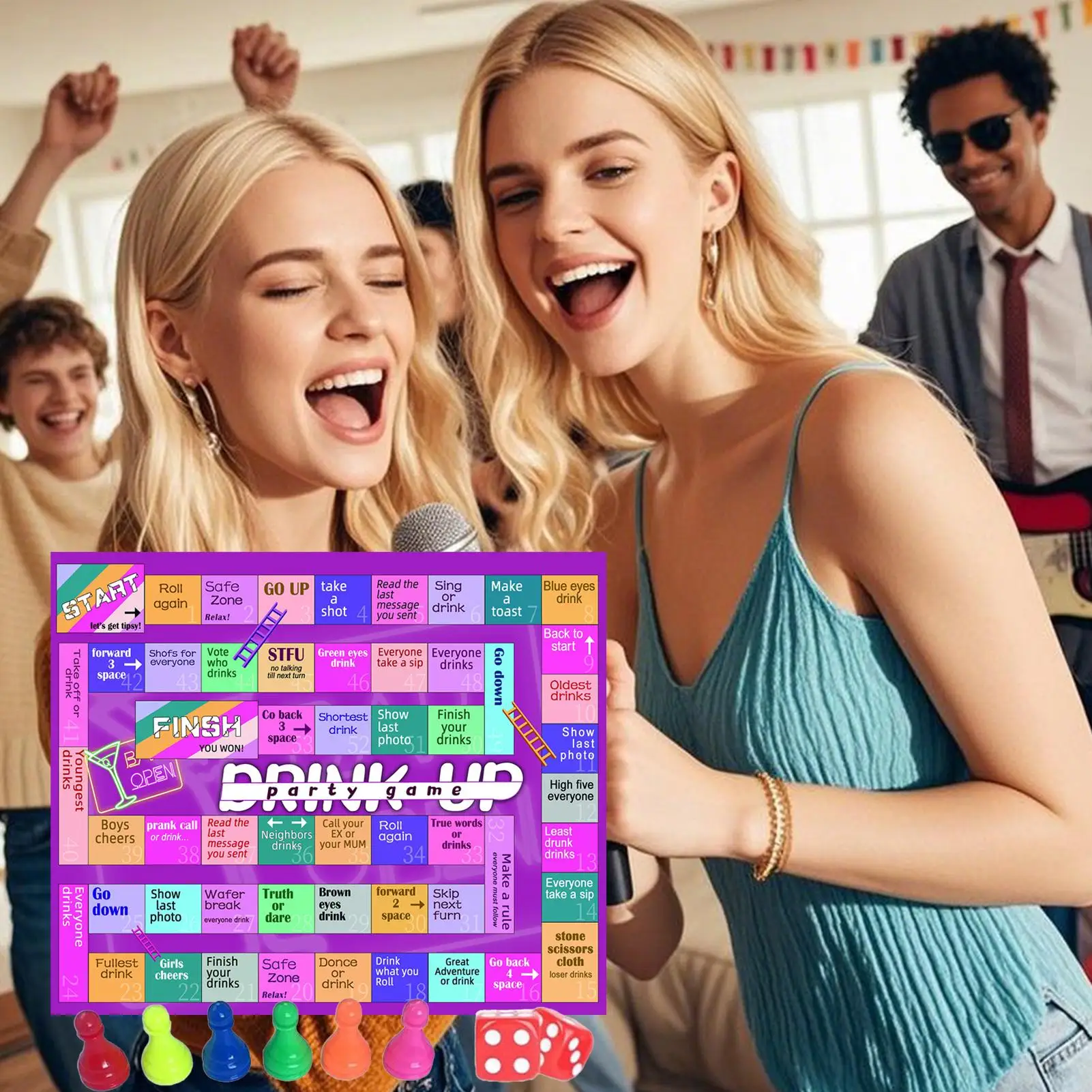 

Игры для питья, забавные игральные кости, настольные игры для взрослых, интерактивные семейные вечерние мероприятия для собраний, свидание на открытом воздухе, ночной день рождения