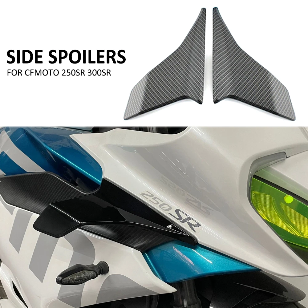 

Motorcycle Parts Side Downforce Naked Spoilers Fixed Winglet Fairing Wings Deflectors FOR CFMOTO CF250SR CF 250SR 250 SR 300SR