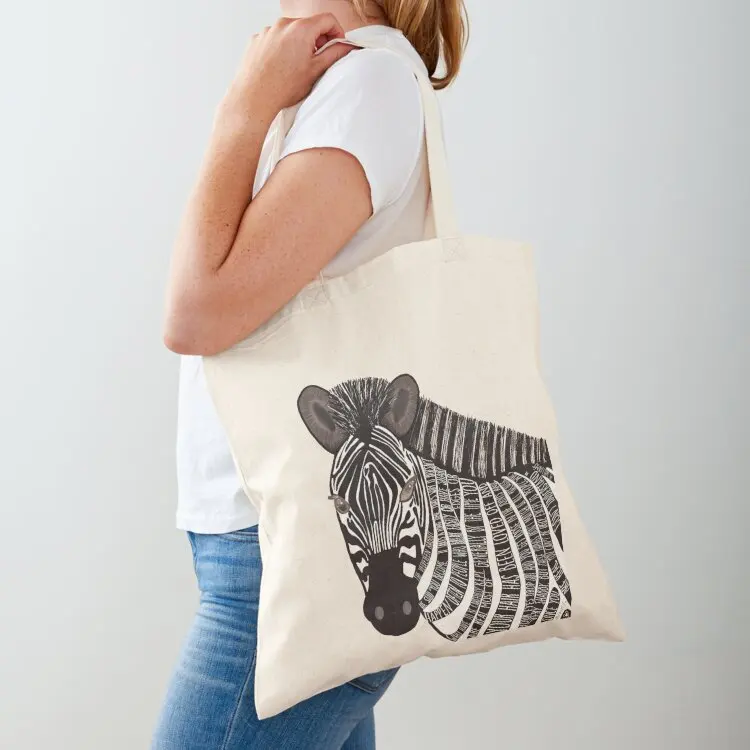 

The Velveteen Zebra Tote Bag women bag cute tote bag Big