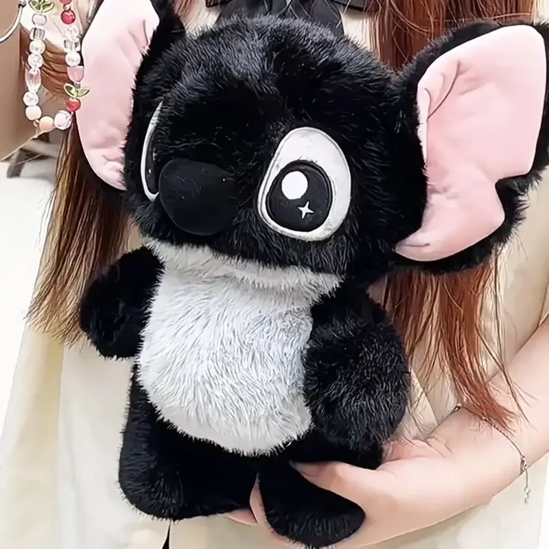 ديزني الأسود بين النجوم الطفل غرزة أفخم دمية الكرتون لطيف الكلب مرافقة النوم دمية غرفة ديكور فتاة Kawaii هدايا عيد الميلاد