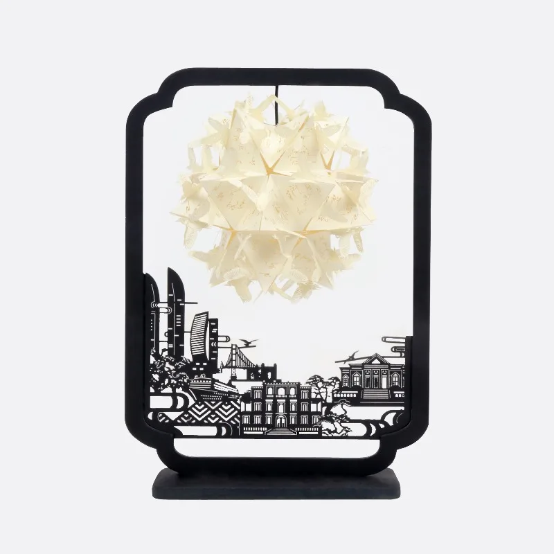 

Laser engraving lamp creative New Year's Eve merchandise decoration