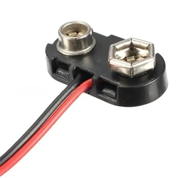 10pcs 9V Battery Snap Connector clip Lead Wires holder
