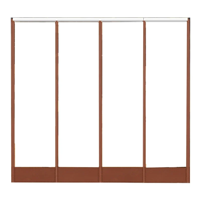 

Transparent self-priming PVC magnetic thick soft door curtain air conditioner heat insulation and windshield