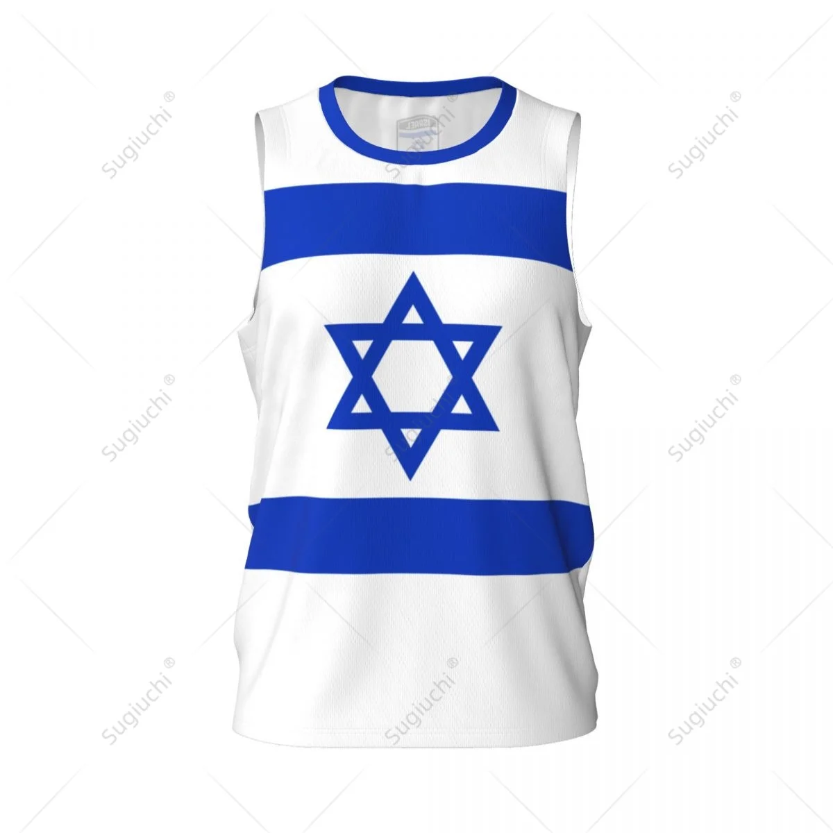 Israel Flag Men Basketball Sports Fitness Multifunction Sleeveless tshirt Exclusive