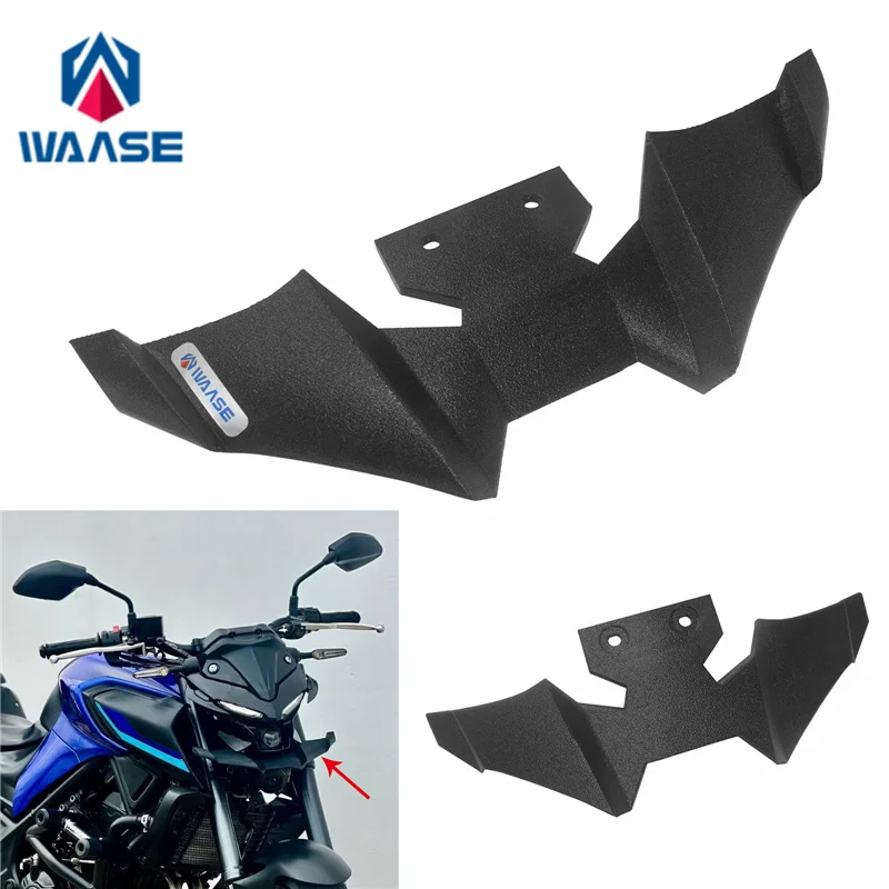 waase For Yamaha MT-03 MT-25 MT03 MT25 2020-2022 2023 2024 2025 2026 Front Beak Nose Cone Extension Cover Spoilers Extender Cowl
