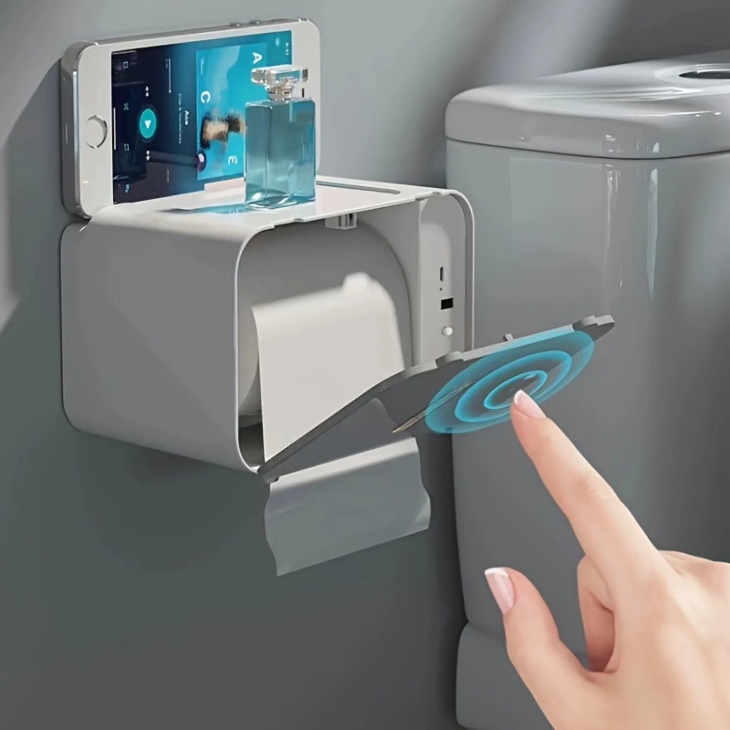 Smart Sensor Toilet Paper Dispenser for Home - Automatic Touchless Operation