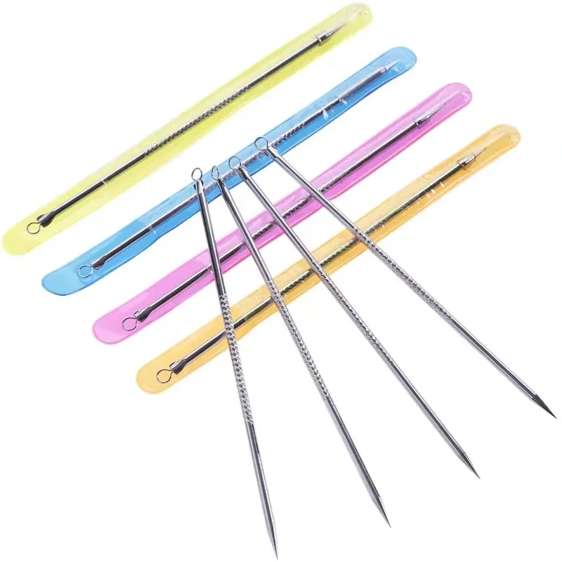 1 Pcs Blackhead Comedone Acne Pimple Blemish Extractor Remover Stainless Steel Needles Remove Tools Face Skin Care Pore Cleaner