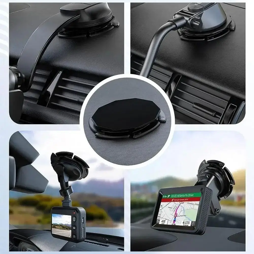 Монтажная накладка на приборную панель, диск для автомобильного телефона на присоске, клейкий липкий держатель для телефона, диск для кривой приборной панели автомобиля V0A3