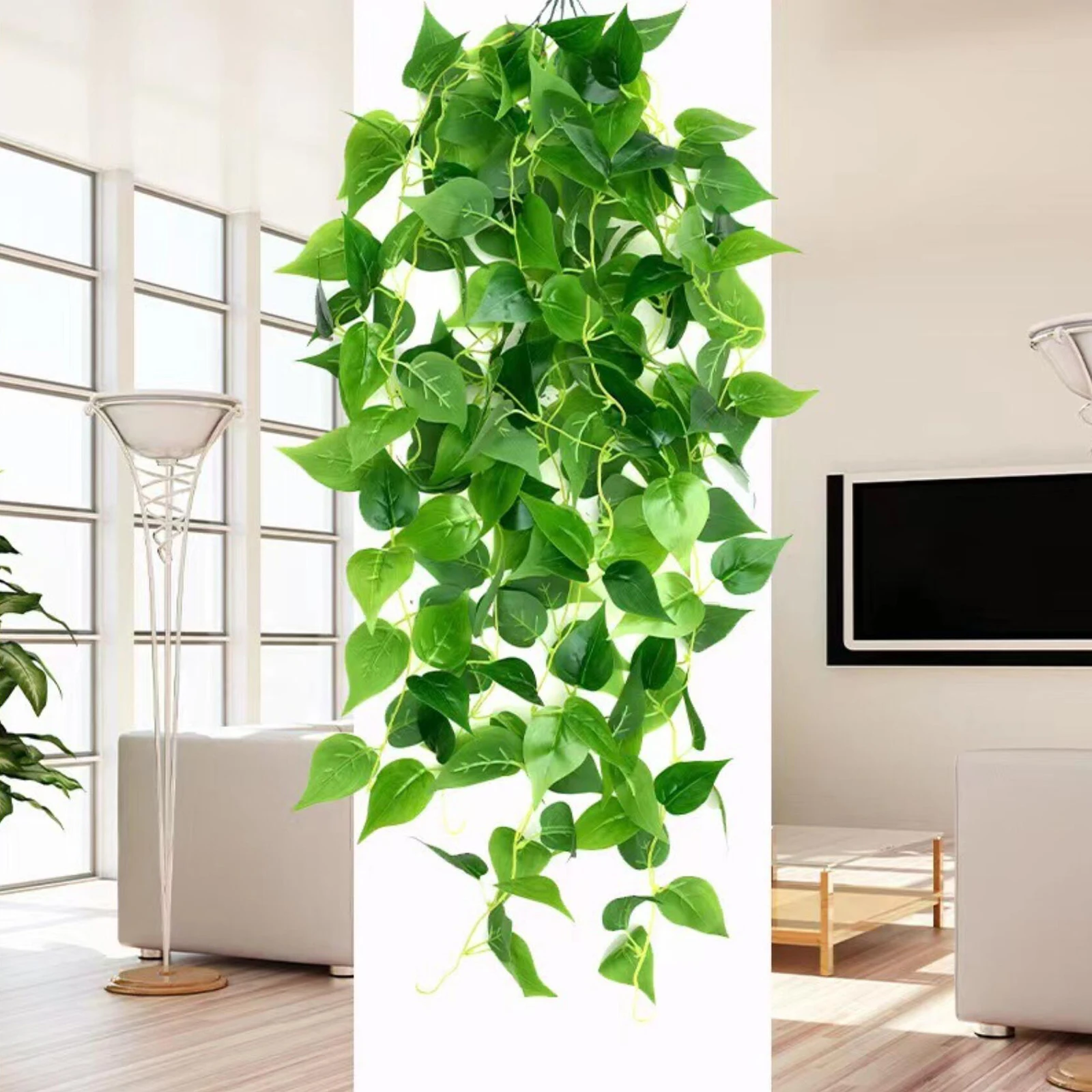 105cm (41in) künstliche Pothos Rebe Wandbehang Rebe Urlaub Hochzeit Dekor Home Office Dekor