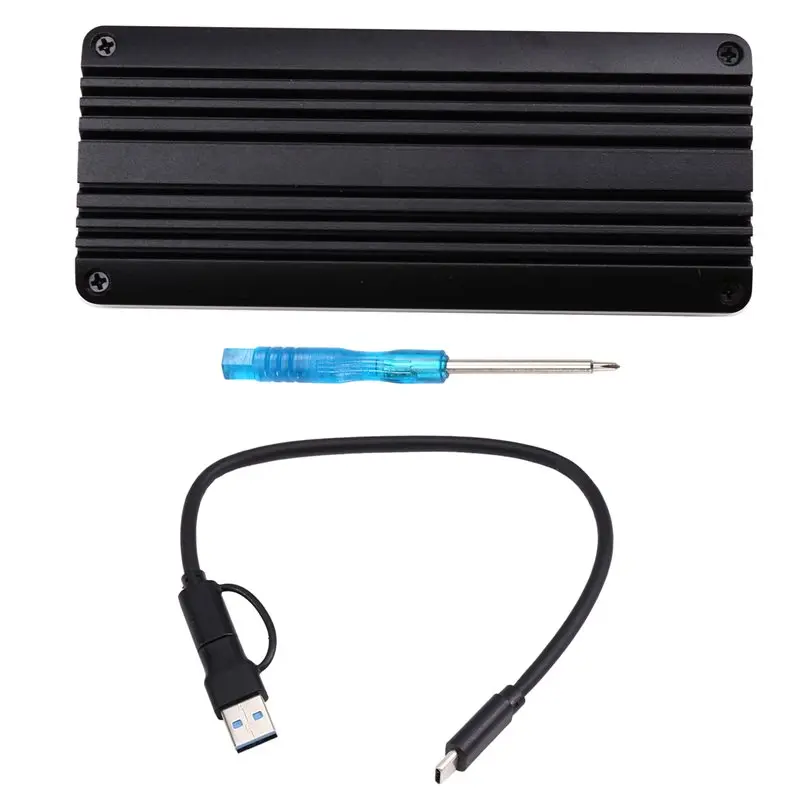 Smart-For Mac Air Pro Mini Imac Laptop SSD Enclosure With Thunderbolt 3.2 Interface- High-Speed 20Gbps Transmission RGB Support