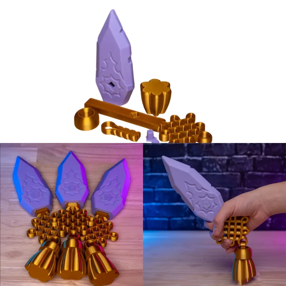 KPOP デモンズハンター ルミ剣 コスプレ衣装アクセサリー武器ロングナイフ紫剣ハロウィンカーニバルスーツ小道具