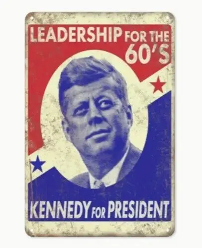 قيادة SJKY لعلامة عتيقة مقاومة للعوامل الجوية من الألومنيوم JFK في الستينيات