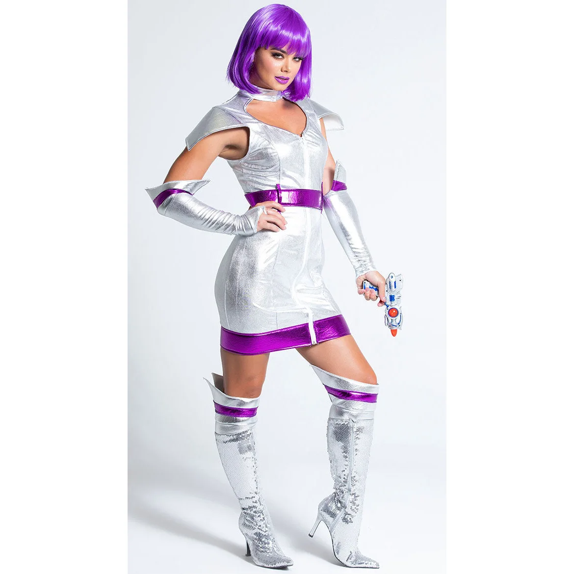 Halloween Space Costume for Women, Anime, Planeta, Silver Space Girl, Adult Retro, Sci Fi Outfit, Carnival Party Costumes