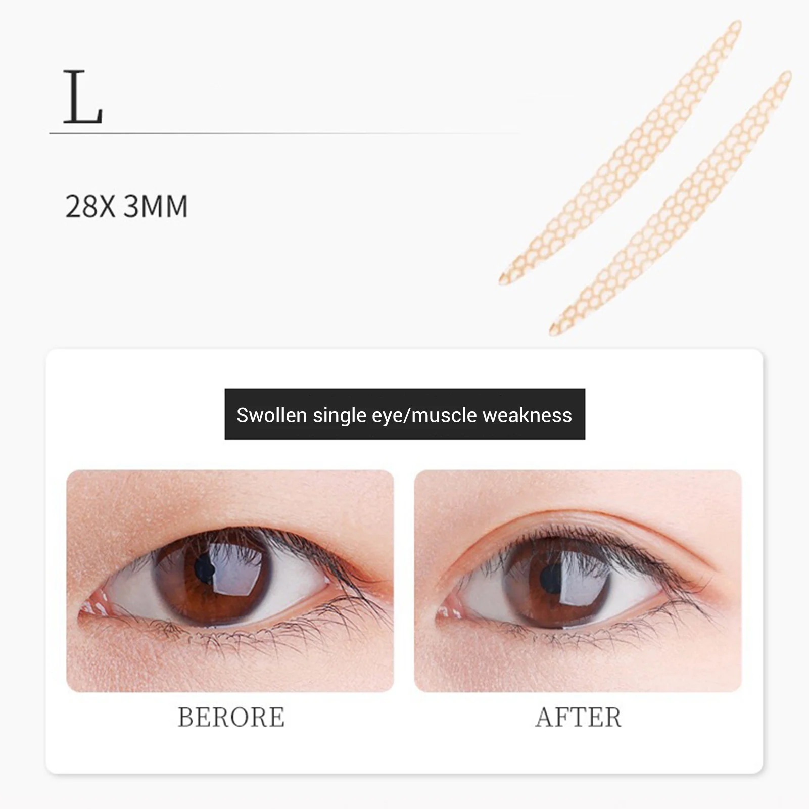 90/108Pcs Double Eyelid Tape Sticker Invisible Fold Eyelid Paste Clear Beige Stripe Self-adhesive Natural Eye Makeup Tool