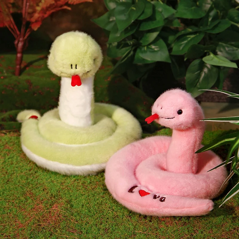 Couple Snake Plush Confession Gift Toys Creative Animals Cartoon Snakes Stuffed Dolls Kawaii Room Decor Girlfriend Gifts