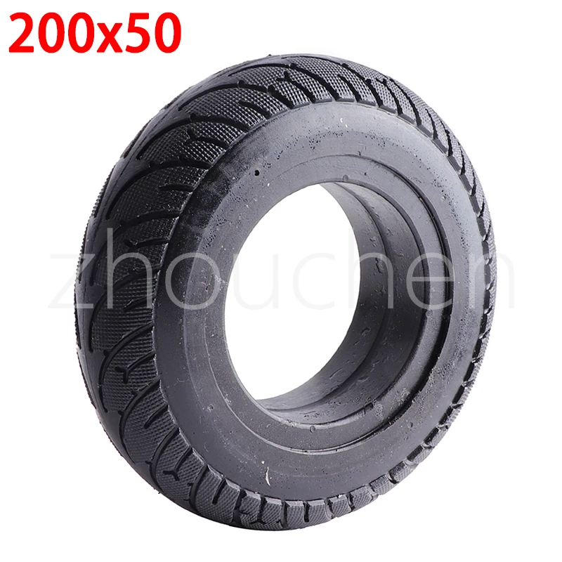 

High quality 200x50 Explosion Proof Tire Electric Scooter 8 inch Solid Tubeless Tire For Speedway Wheel Solid No Inflation Tyre