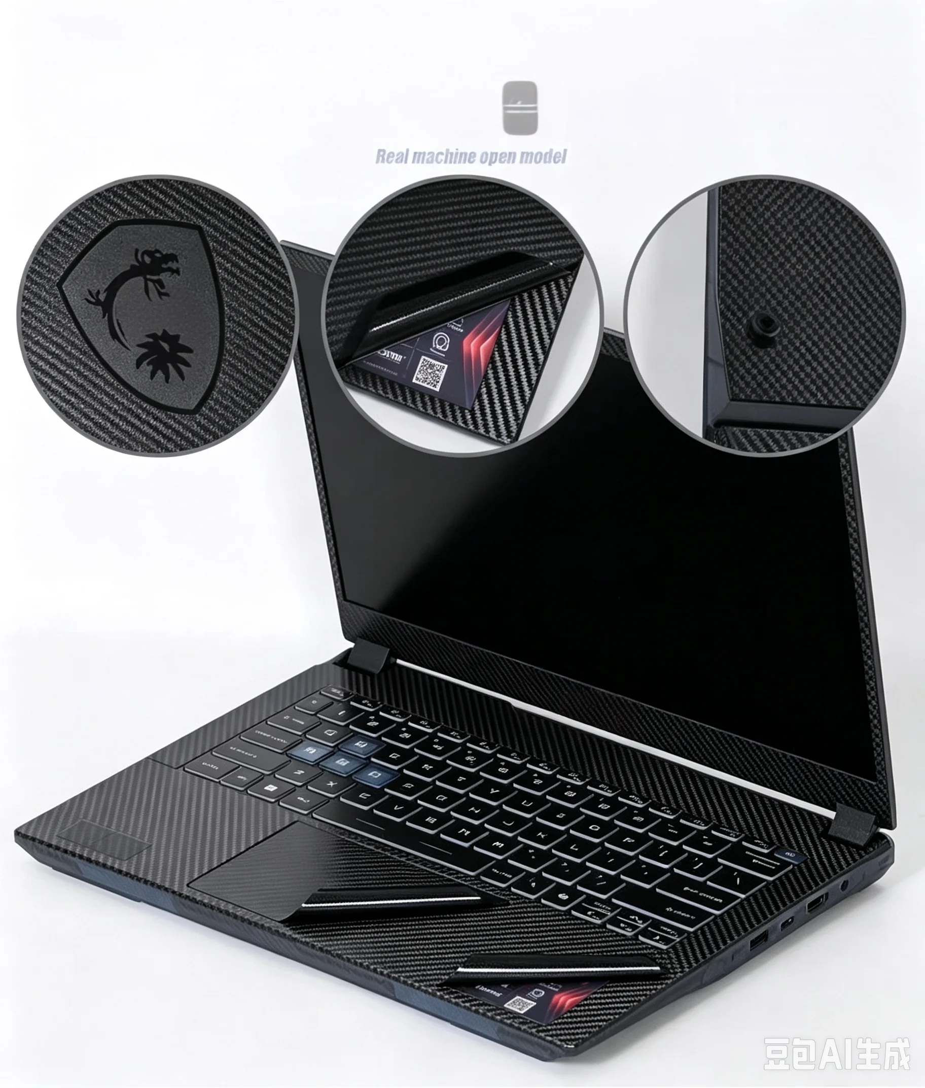 Color Carbon Laptop Skin Sticker Anti‑Scratch Protector for MSI Cyborg 14 A13v 14 Inch