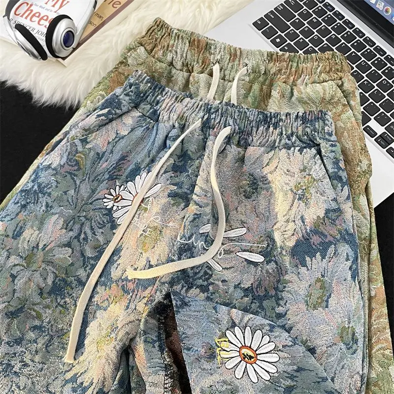 

Летние мужские шорты-бермуды, свободные прямые брюки для пляжа, тонкие, модные, с принтом, универсальные