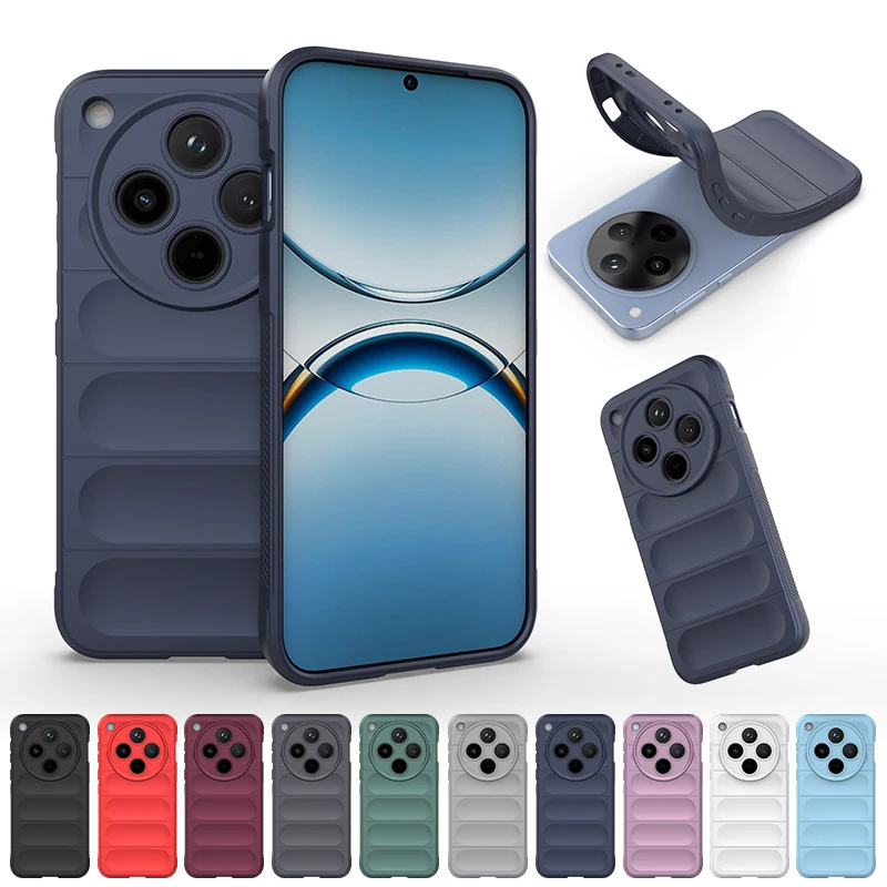 เคสกันกระแทกสำหรับ OPPO Find X8 x 7 6 5 ultra Pro AIRBAG ซิลิโคนป้องกันเต็มรูปแบบกรอบหลังโทรศัพท์ป้องกัน