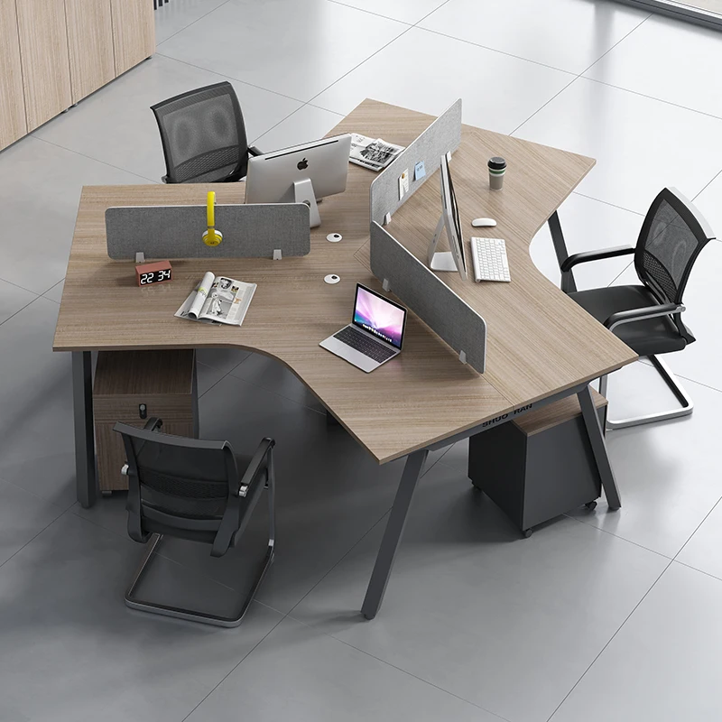 3 people Creative staff Desk Designer Simple and modern 6 people