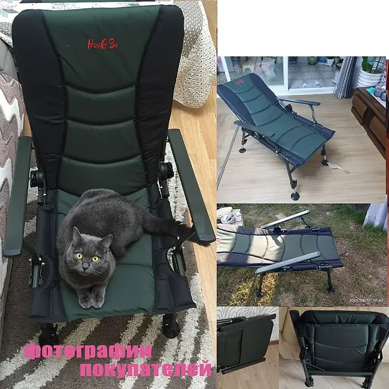 

Multi-Functional Fishing Chair Camping Chair Folding Portable Lightweight Bench Fishing Chair New All-Terrain Fishing Bench
