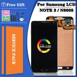 New For SAMSUNG  Note 3 N9005 LCD Display Touch Screen with Frame For SAMSUNG Note3 N900A N900T Display Note 3 LCD