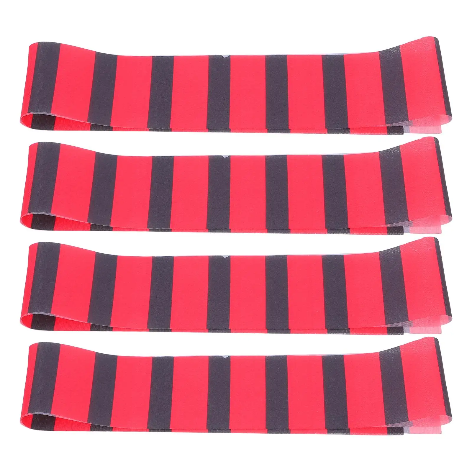 

4 Pcs Pirate Headband Kids Costume Accessories Red Black Striped Bandana Hat Party Supplies Themed Decorations Lightweight